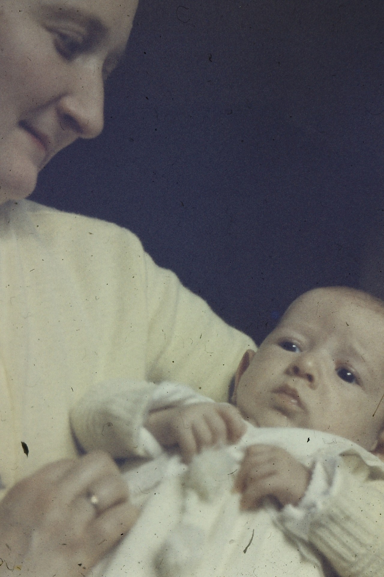 Maman et petit Jean-Marie